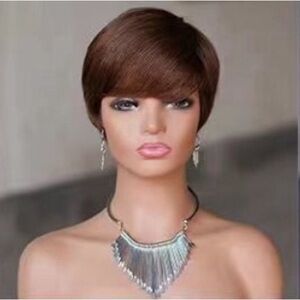 #4 HUMAN HAIR PIXIE WIG